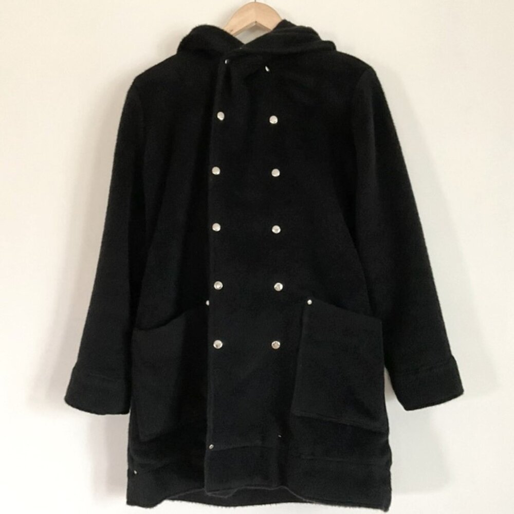 100% Handmade Unique Pure Cashmere Double-Breasted Winter Coat Size M Unisex
